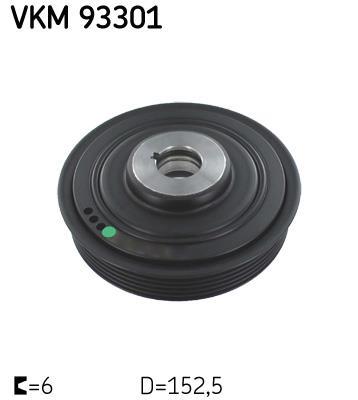 Poulie damper (Poulie de vilebrequin) SKF ref. VKM 93301